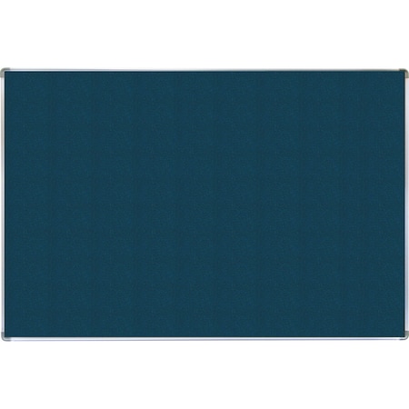 Aarco VIC Cork Bulletin Board with Euroframe Design 36"x48" Blueberry ERC3648214